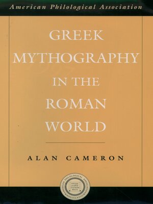 cover image of Greek Mythography in the Roman World